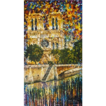 Notre Dame De Paris at Sienne River, 2021